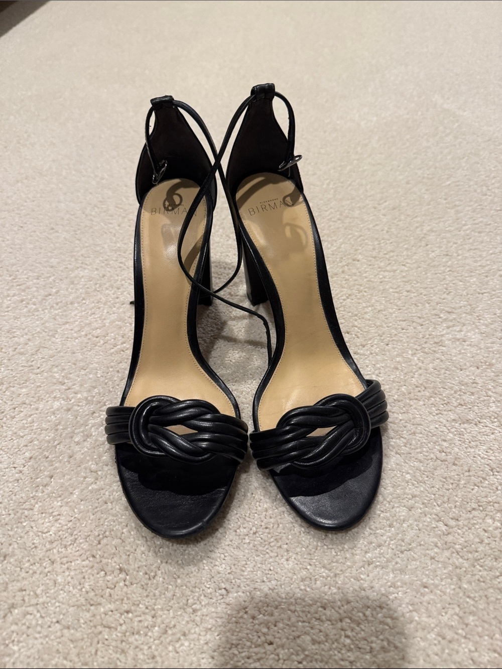 Alexandre Birman Vicky Knotted Leather Sandals - Picture 2 of 6